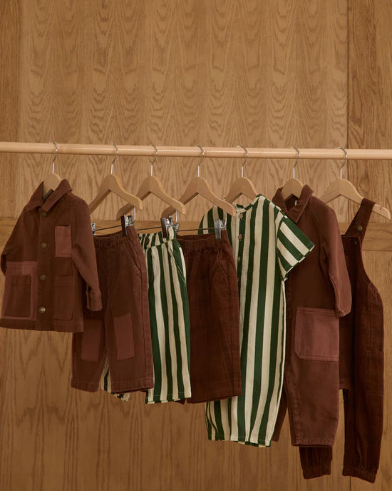 BAGGY PANT || GREEN STRIPE | Rylee + Cru