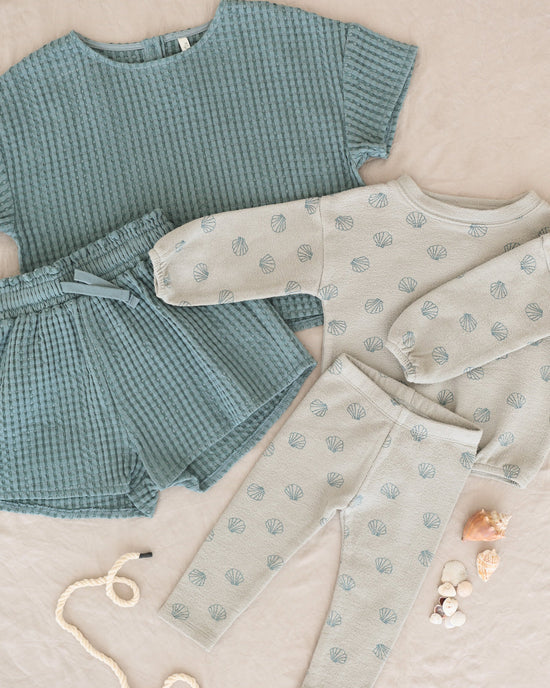 Spongey Knit Set || Seashells | Rylee + Cru