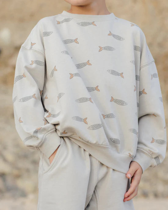 Sweatshirt || Sardines | Rylee + Cru