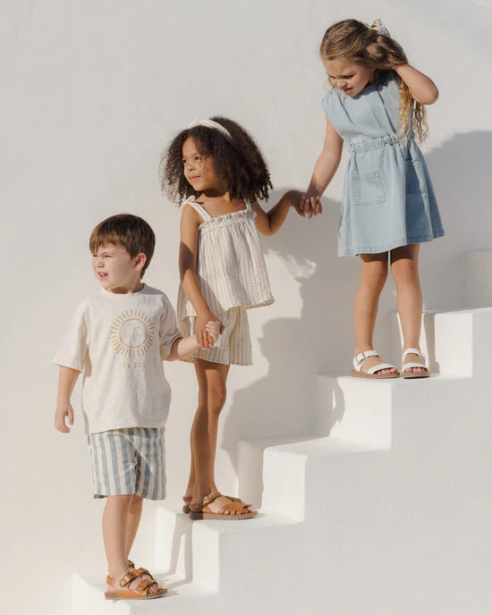 Denim Mini Dress || Ocean | Rylee + Cru