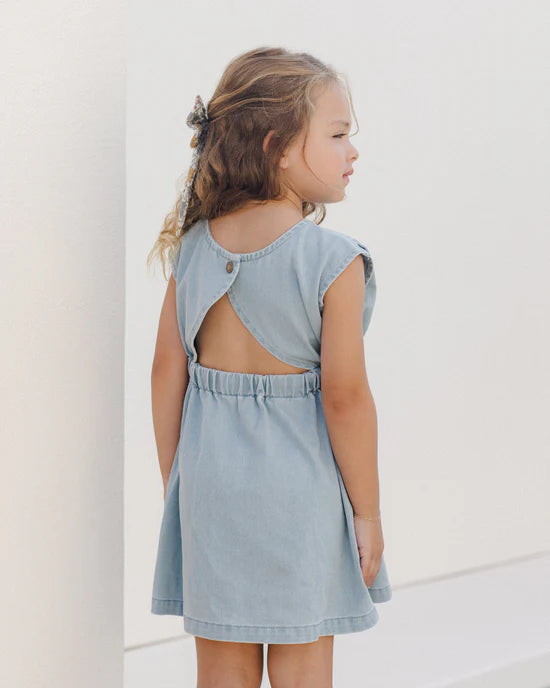 Denim Mini Dress || Ocean | Rylee + Cru