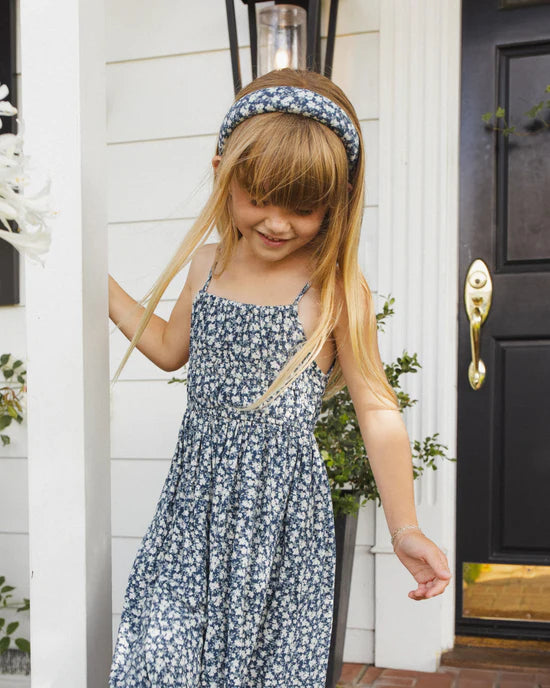 Delia Dress || Navy Floral - NAVY | Rylee + Cru