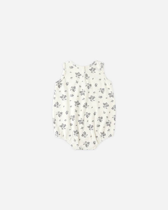 BUBBLE ONESIE || BLUE FLORAL | Rylee + Cru