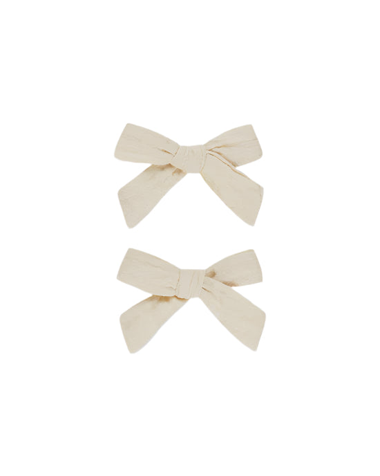 Bows, Set of 2 || Natural| Rylee & Cru