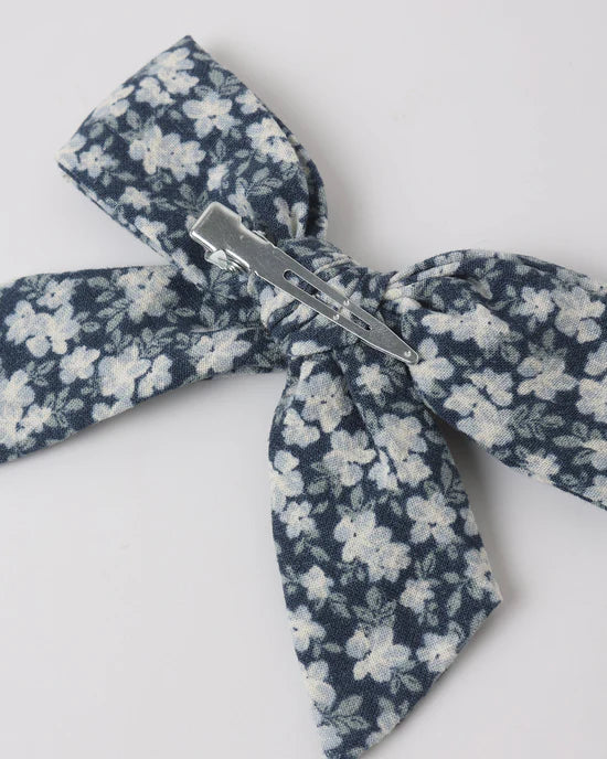 Bow || Navy Floral - NAVY | Rylee + Cru