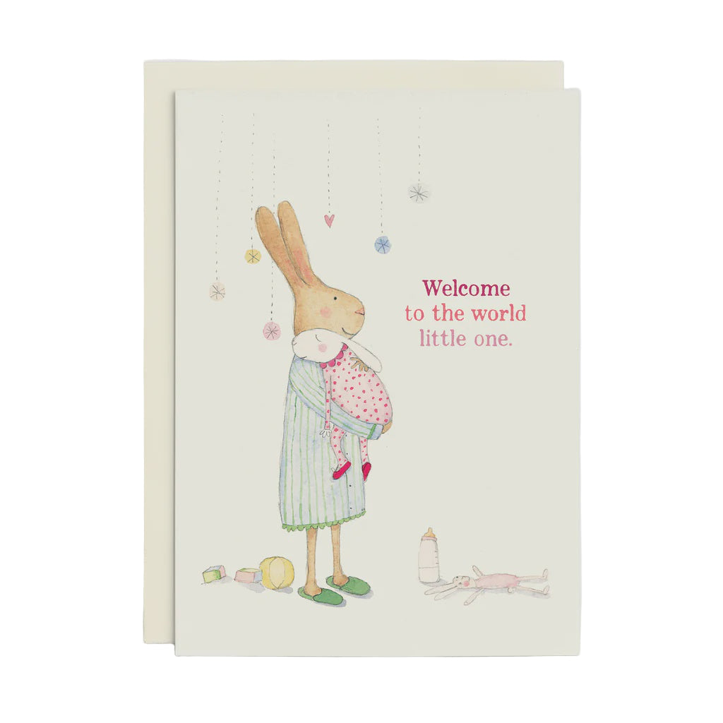 Welcome to the world little one - Ruby Red Shoes Baby Card  | Ruby Red Shoes