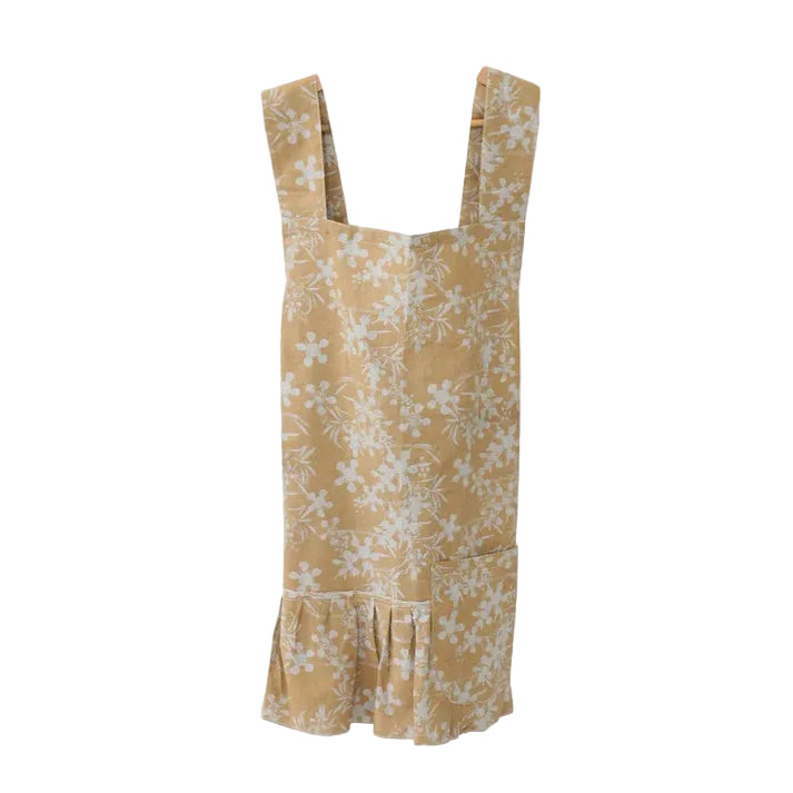Myrtle Pinafore Apron - Honey | Raine & Humble