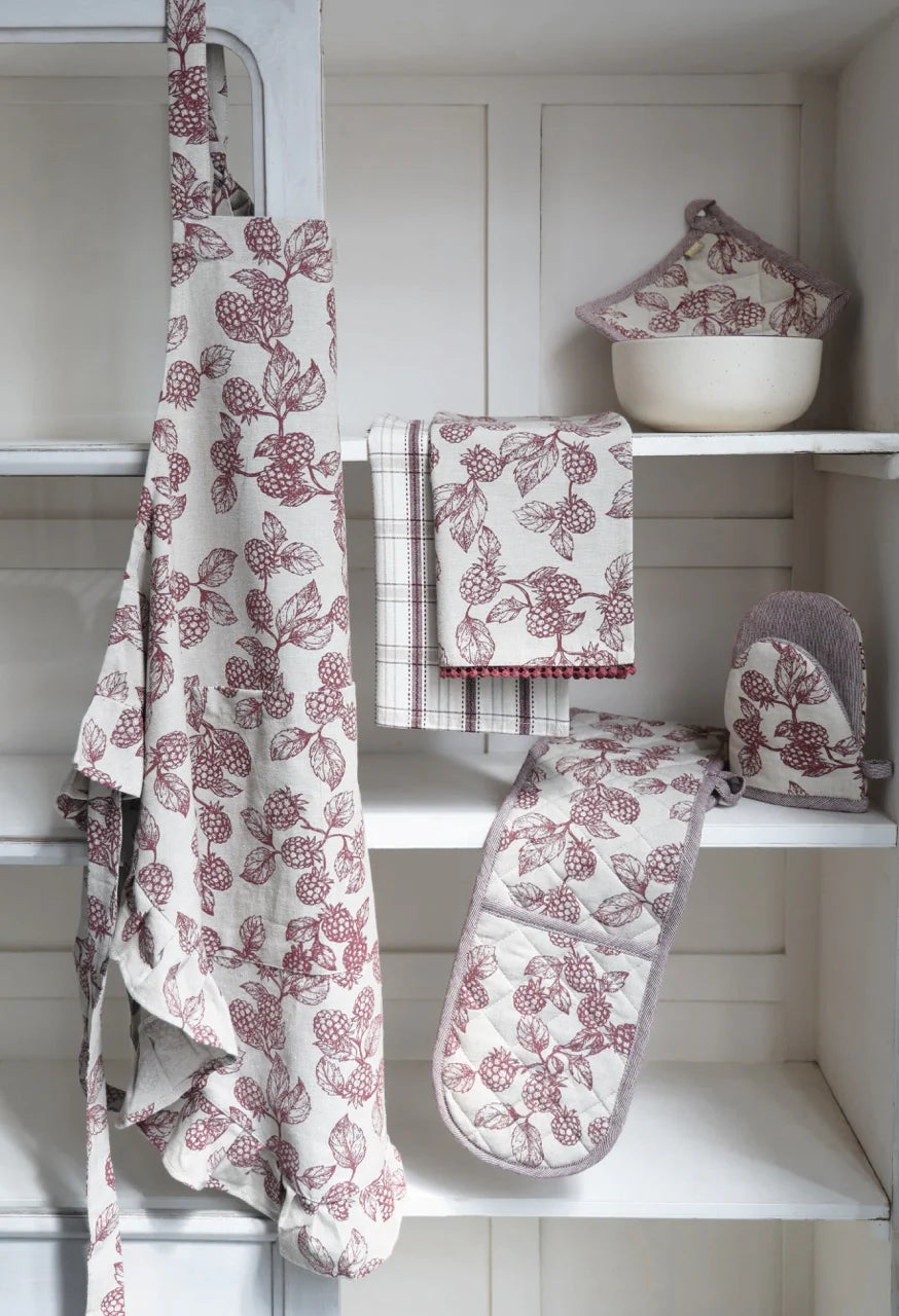 Berry Half Oven Glove - Red | Raine & Humble