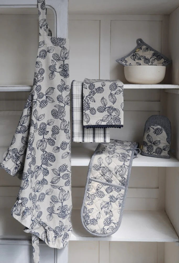 Berry Double Oven Glove - Blue | Raine & Humble