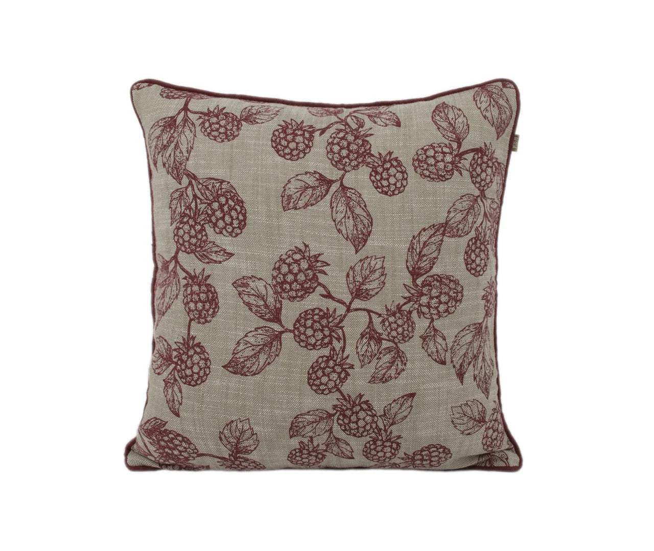 Berry Print Cushion - Red | Raine & Humble