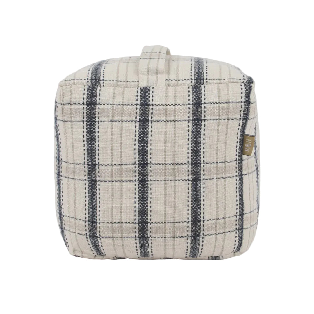 Berry Square Door Stopper - Blue | Raine & Humble
