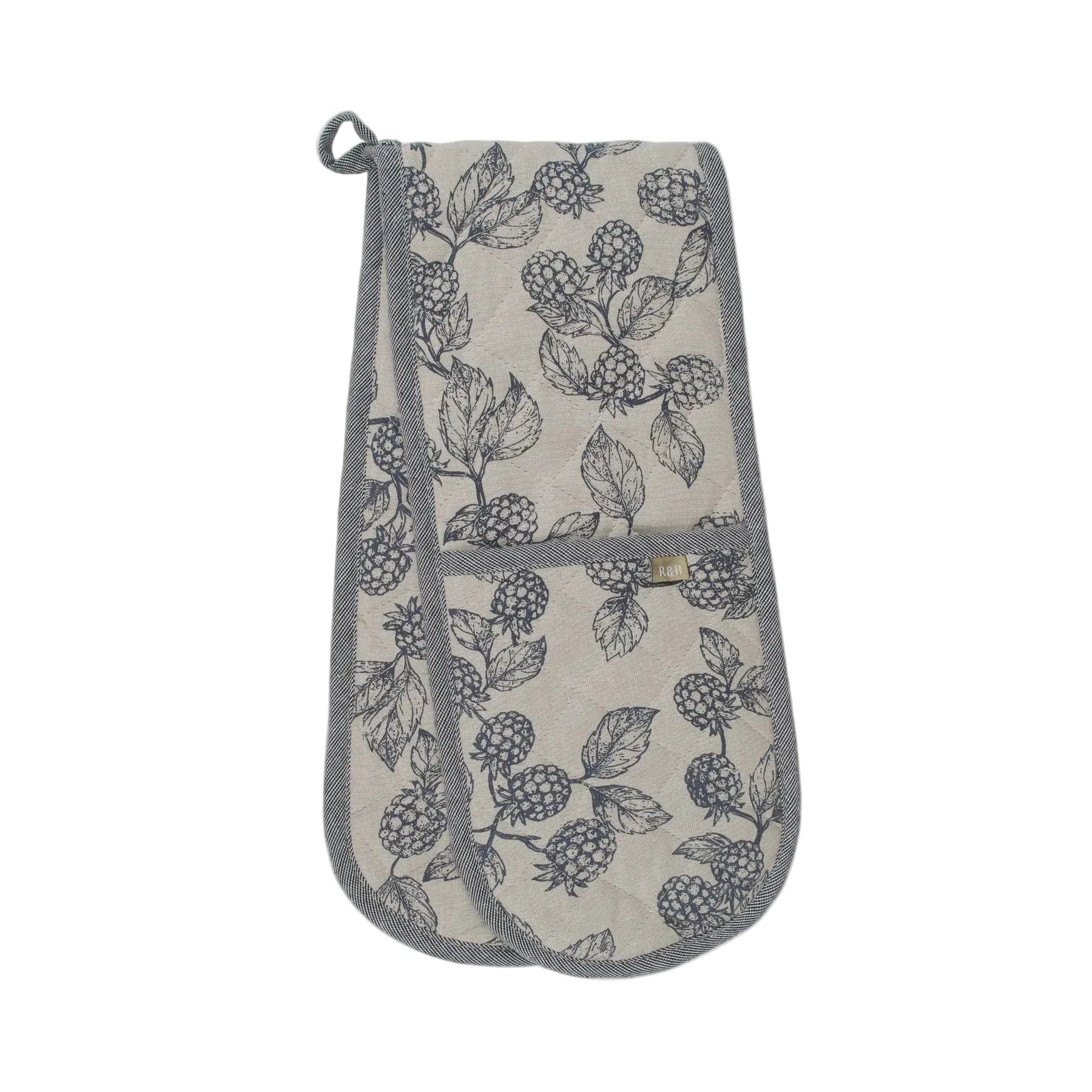 Berry Double Oven Glove - Blue | Raine & Humble