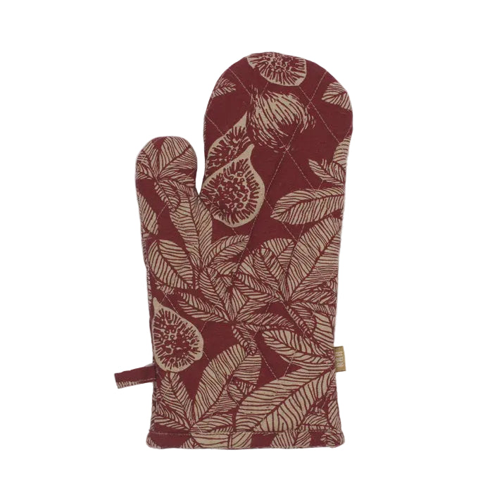 Fig Tree Single Oven Glove - Ruby | Raine & Humble