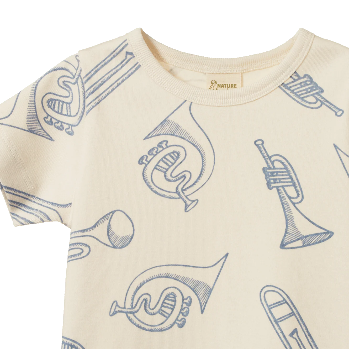 RIVER TEE - Jazz Natural Print | Nature Baby