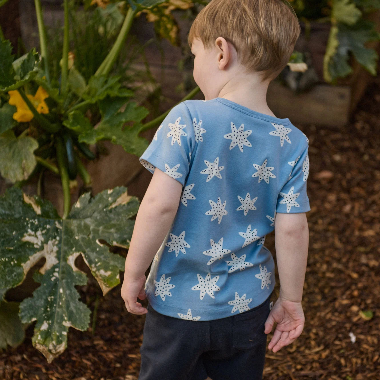 RIVER TEE - Sea Stars Print | Nature Baby