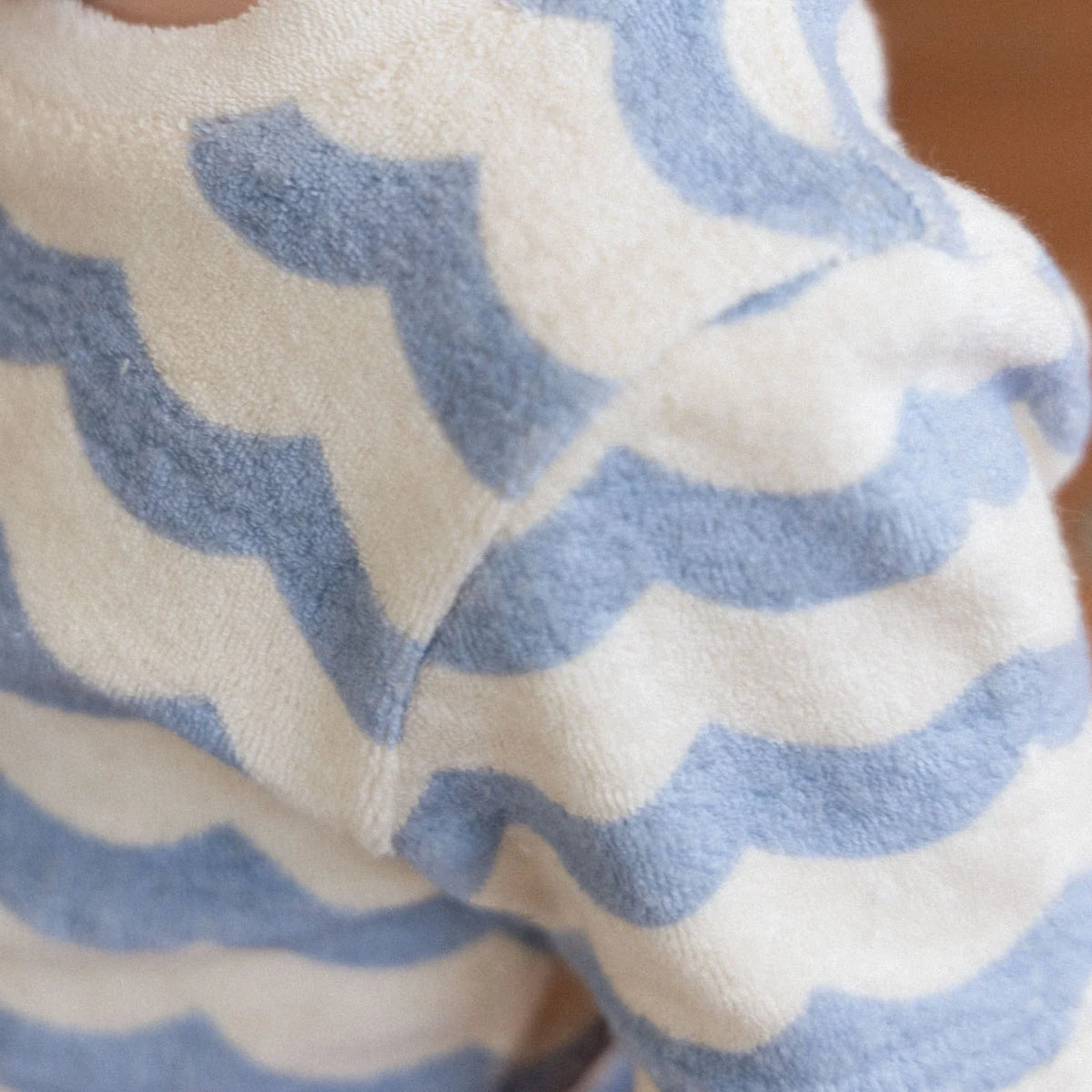 RIVER TEE TERRY - Waves Print | Nature Baby