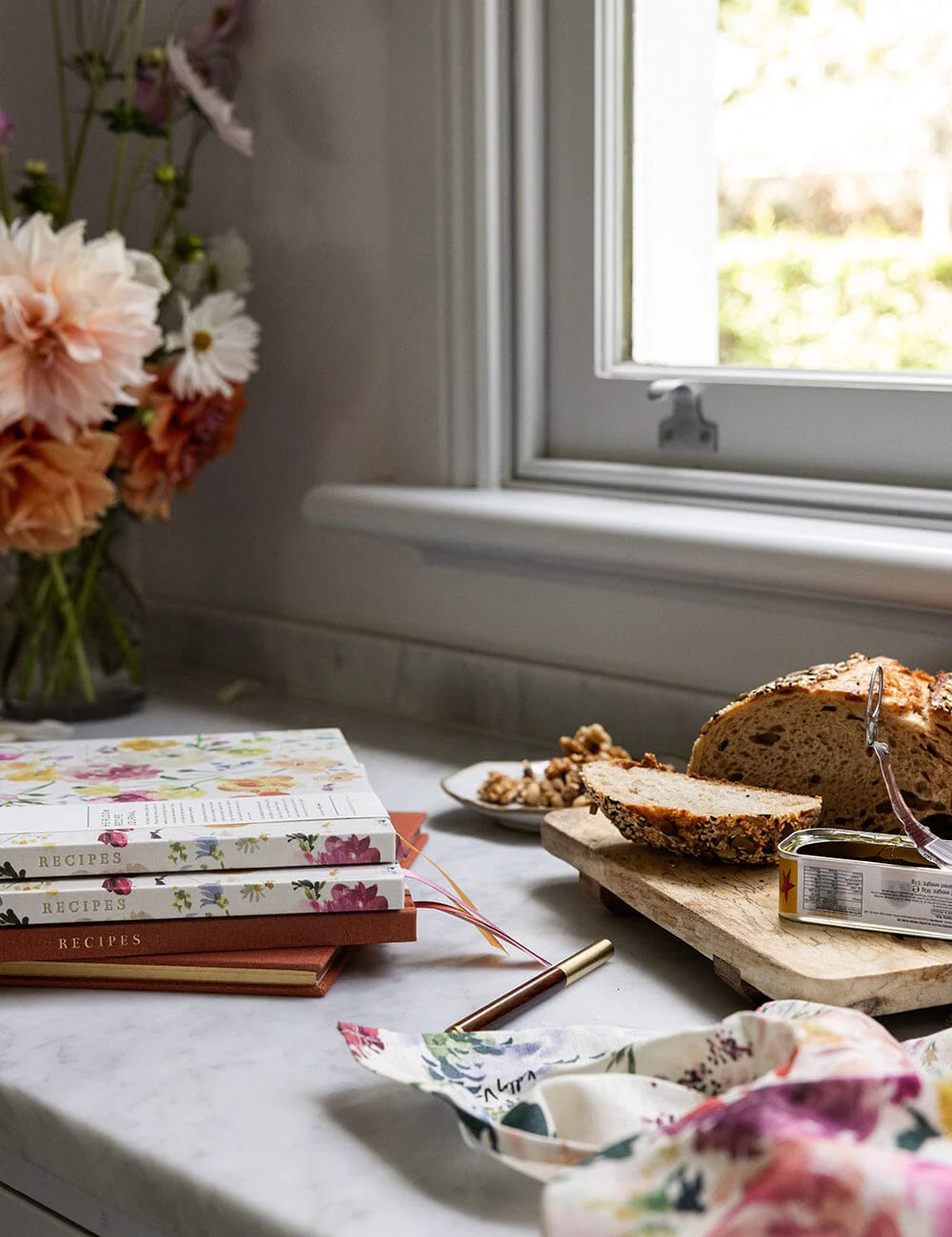 Heirloom Recipe Book Journal - Rust |Bespoke Letterpress