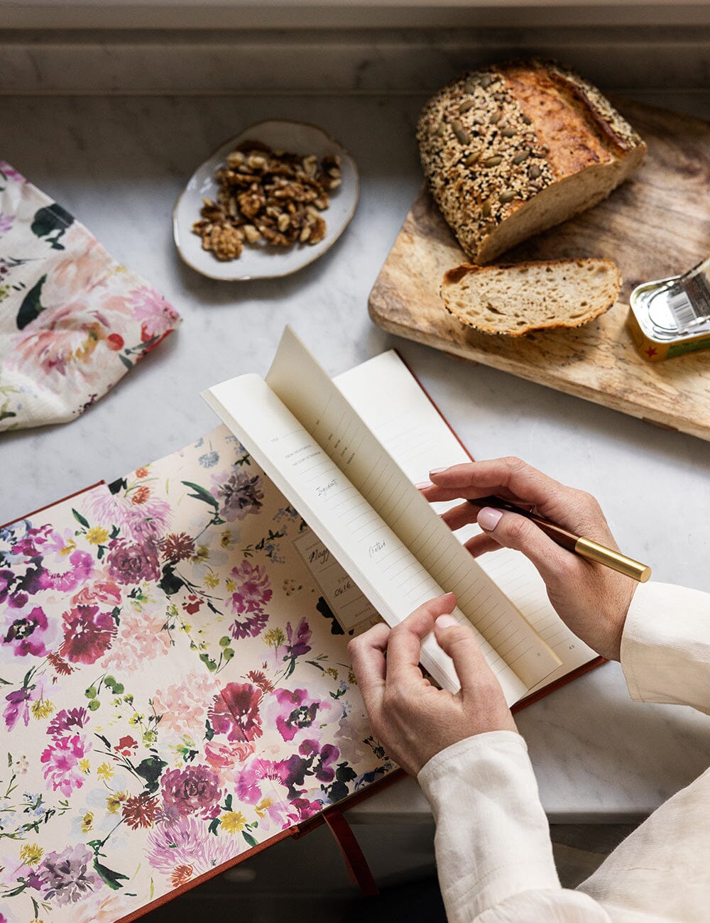 Heirloom Recipe Book Journal - Rust |Bespoke Letterpress