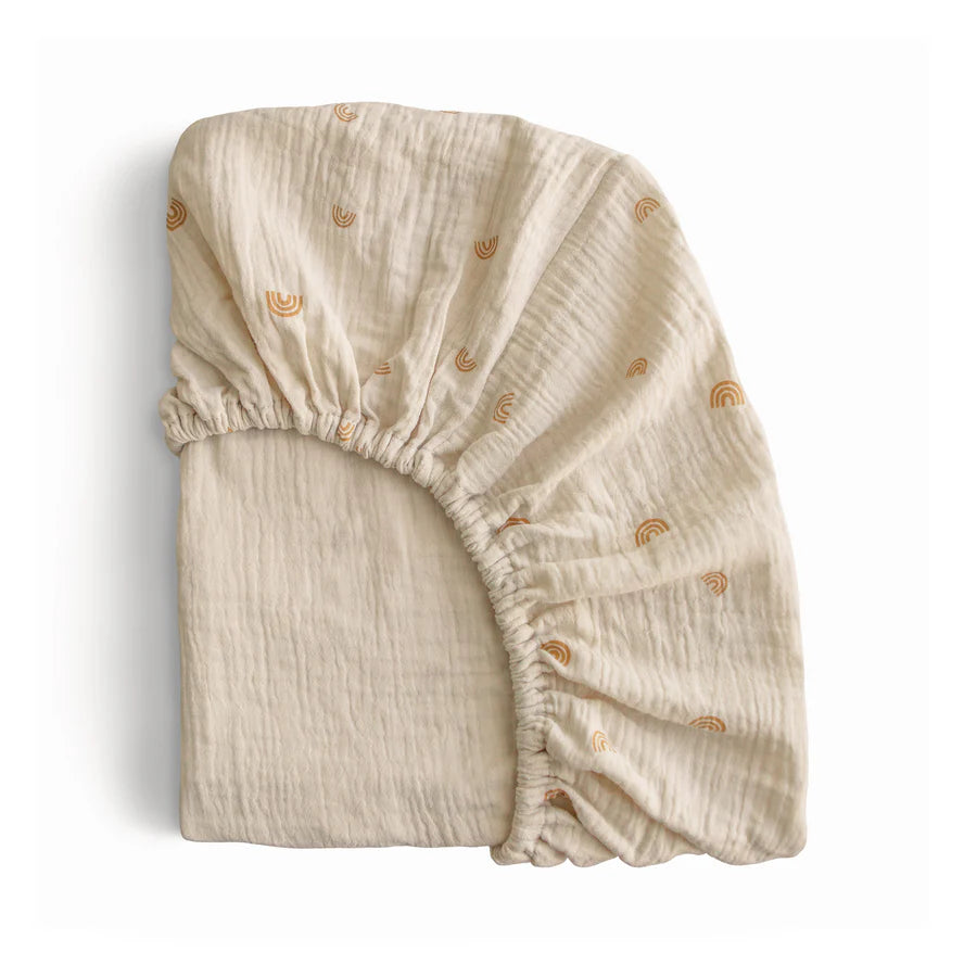 Crib Sheet - Rainbows | Mushie