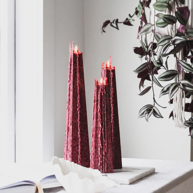 Pinot Noir Icicle Candles | Living Light