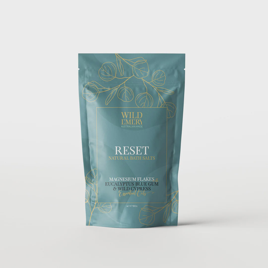 Natural Bath Salts - Reset - 70g | Wild Emery