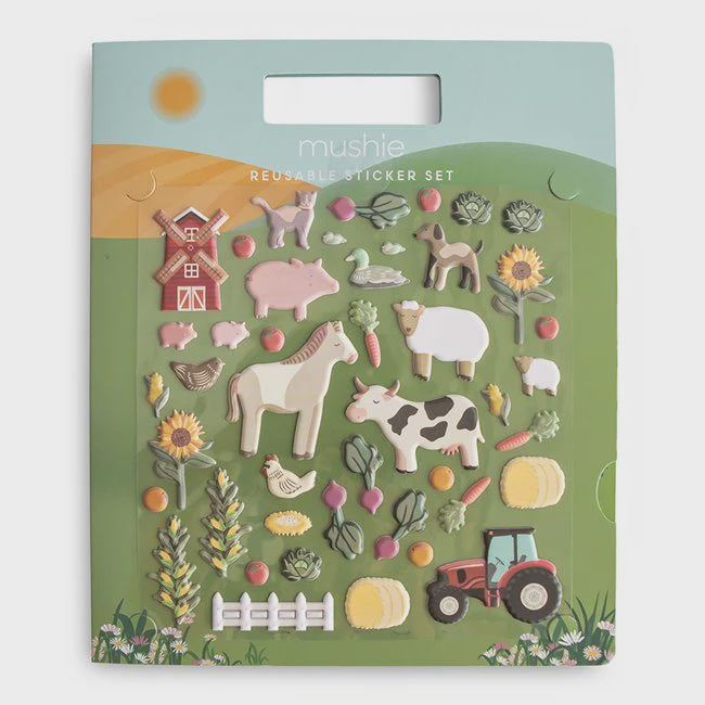 Reusable Sticker Set - Farm | Mushie