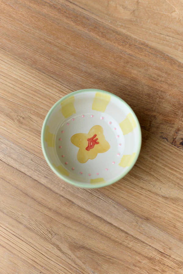 June's Garden Yellow Bush Pea Condiment Bowl | Robert Gordon