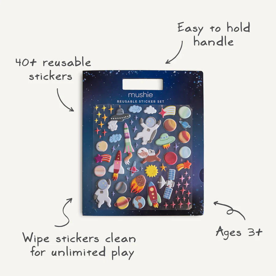 Reusable Sticker Set - Space | Mushie