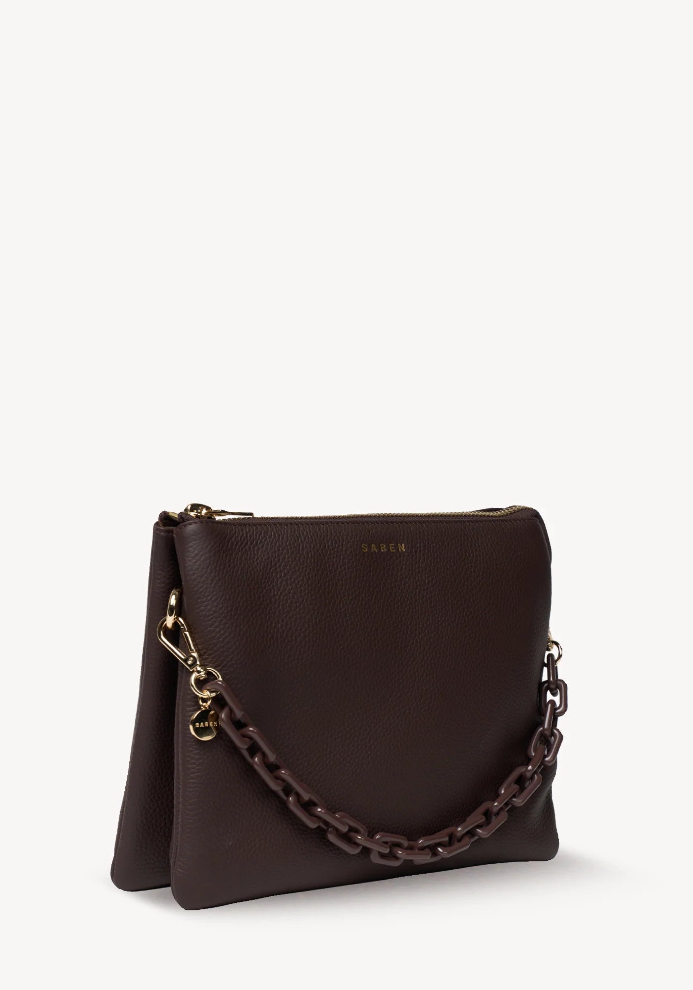 Matilda Crossbody - Cacao + Tonal Chain | Saben