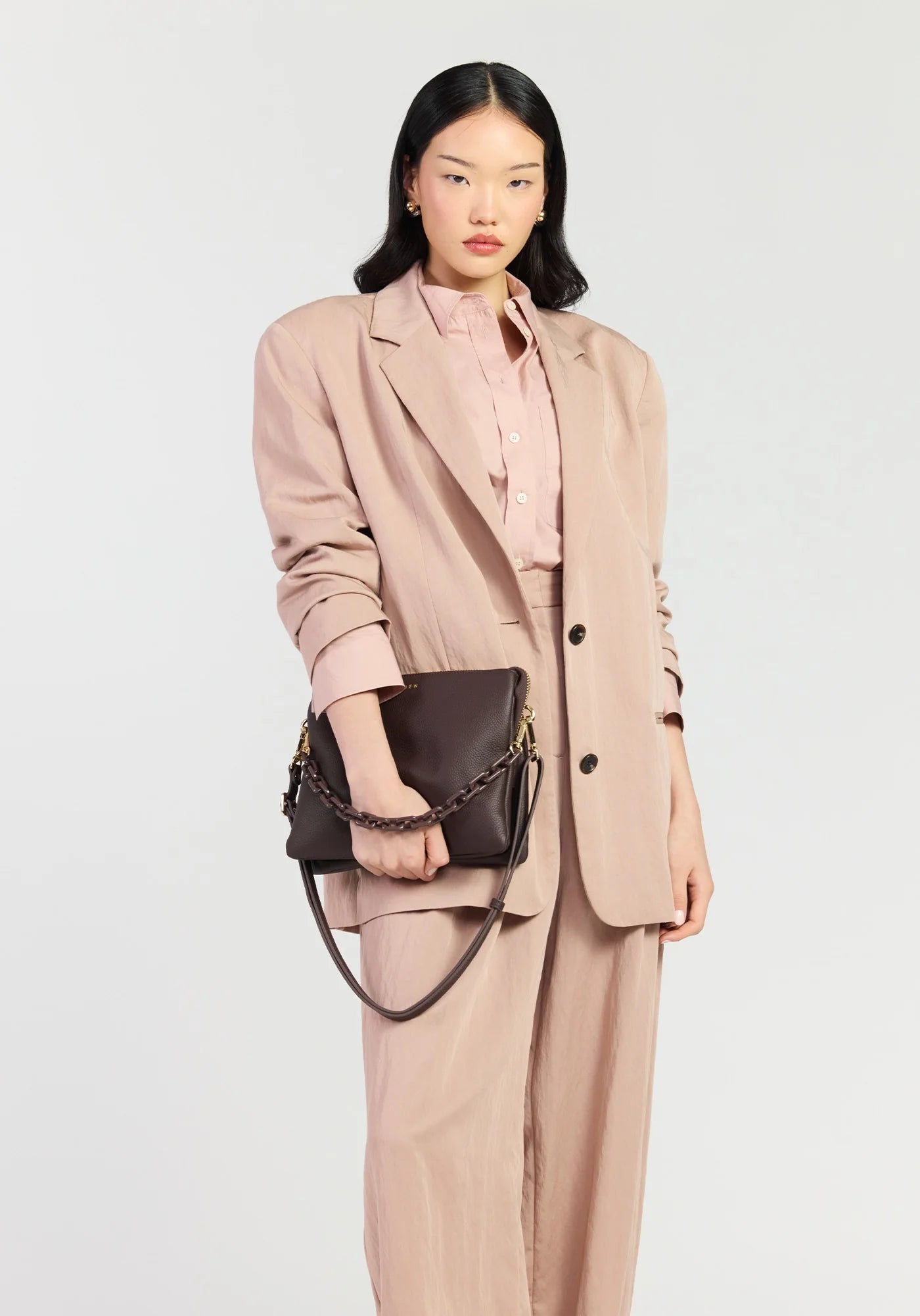 Matilda Crossbody - Cacao + Tonal Chain | Saben