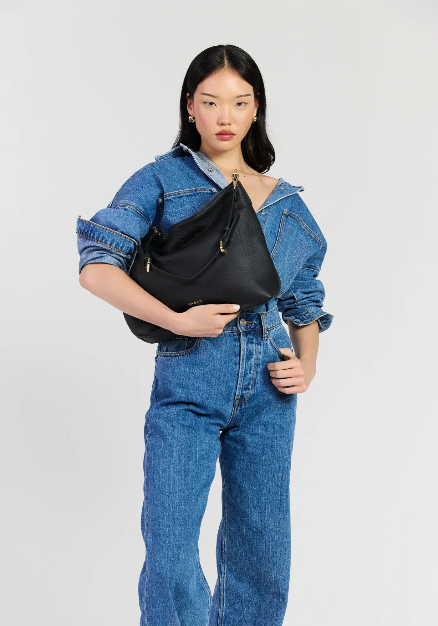 Miki Shoulder Bag - Black Luxe | Saben