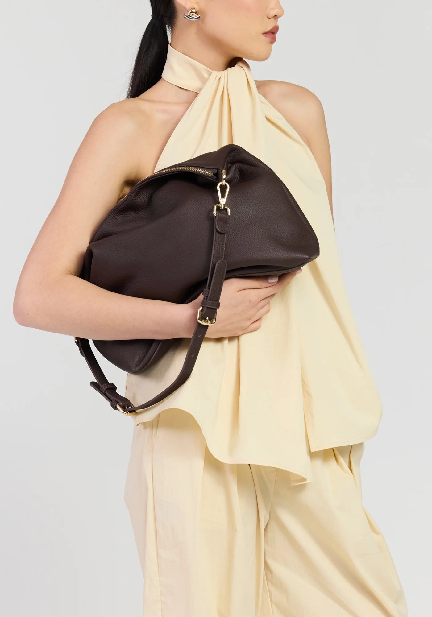 Miki Shoulder Bag - Cacao Luxe | Saben