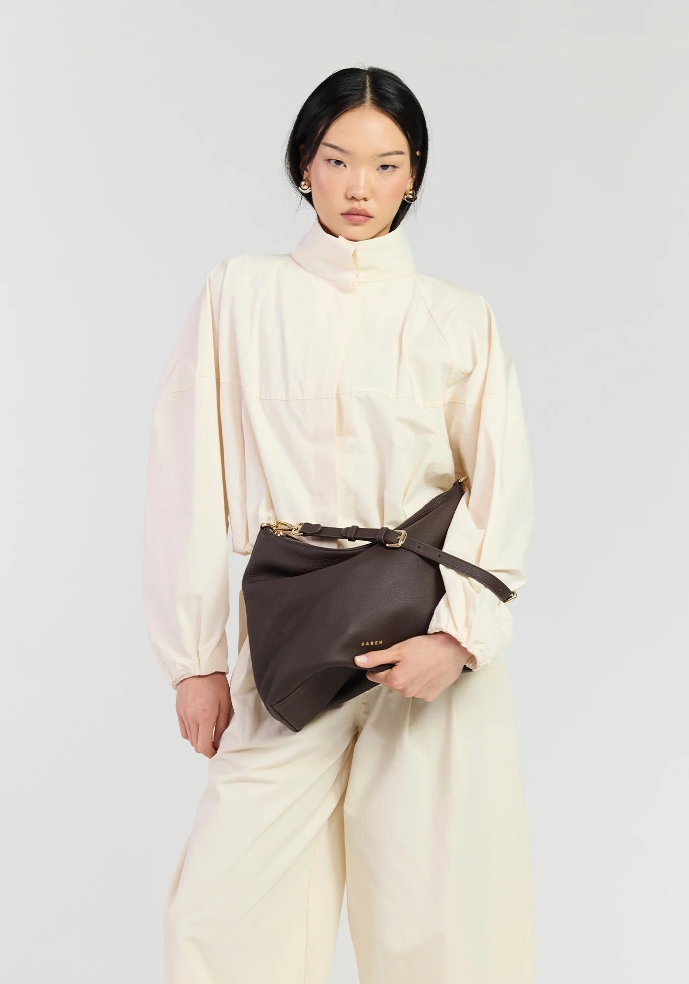 Miki Shoulder Bag - Cacao Luxe | Saben