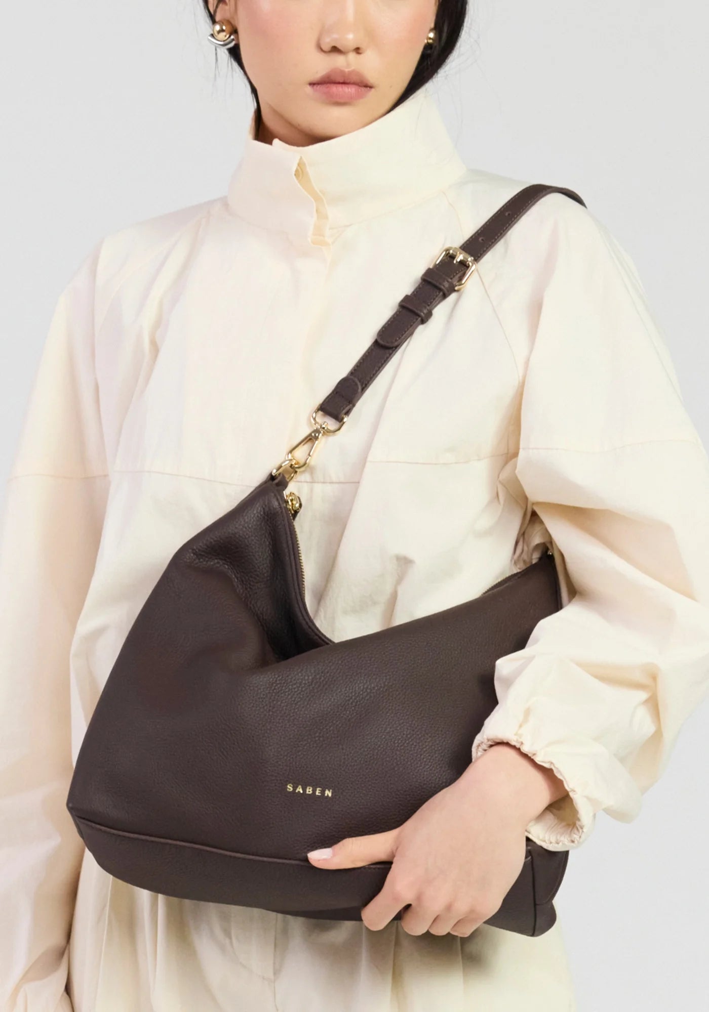 Miki Shoulder Bag - Cacao Luxe | Saben