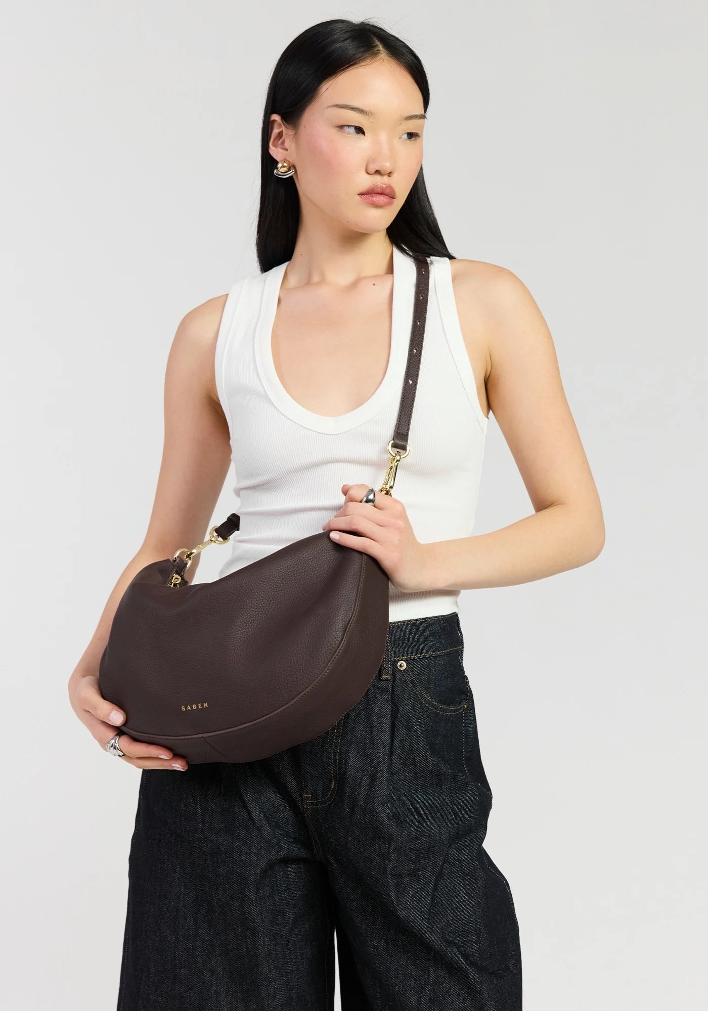 Noa Shoulder Bag - Cacao Luxe | Saben