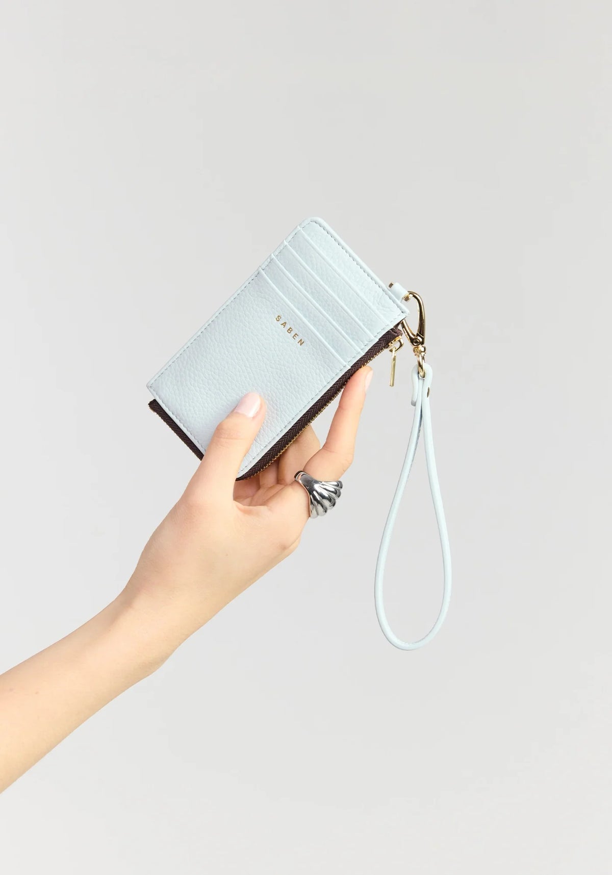 Winona Card Holder Wristlet - Elderberry | Saben