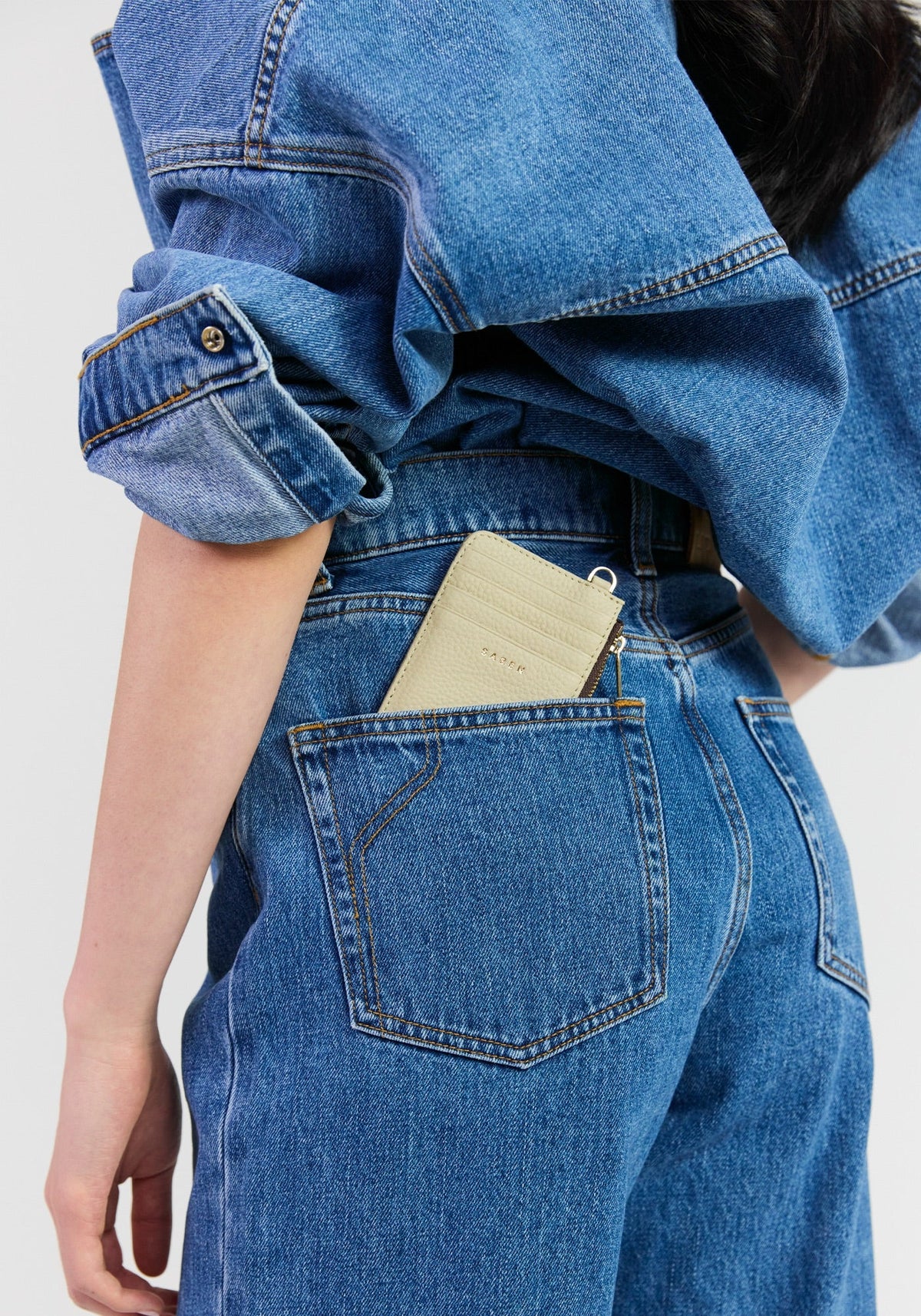Winona Card Holder - Oyster | Saben
