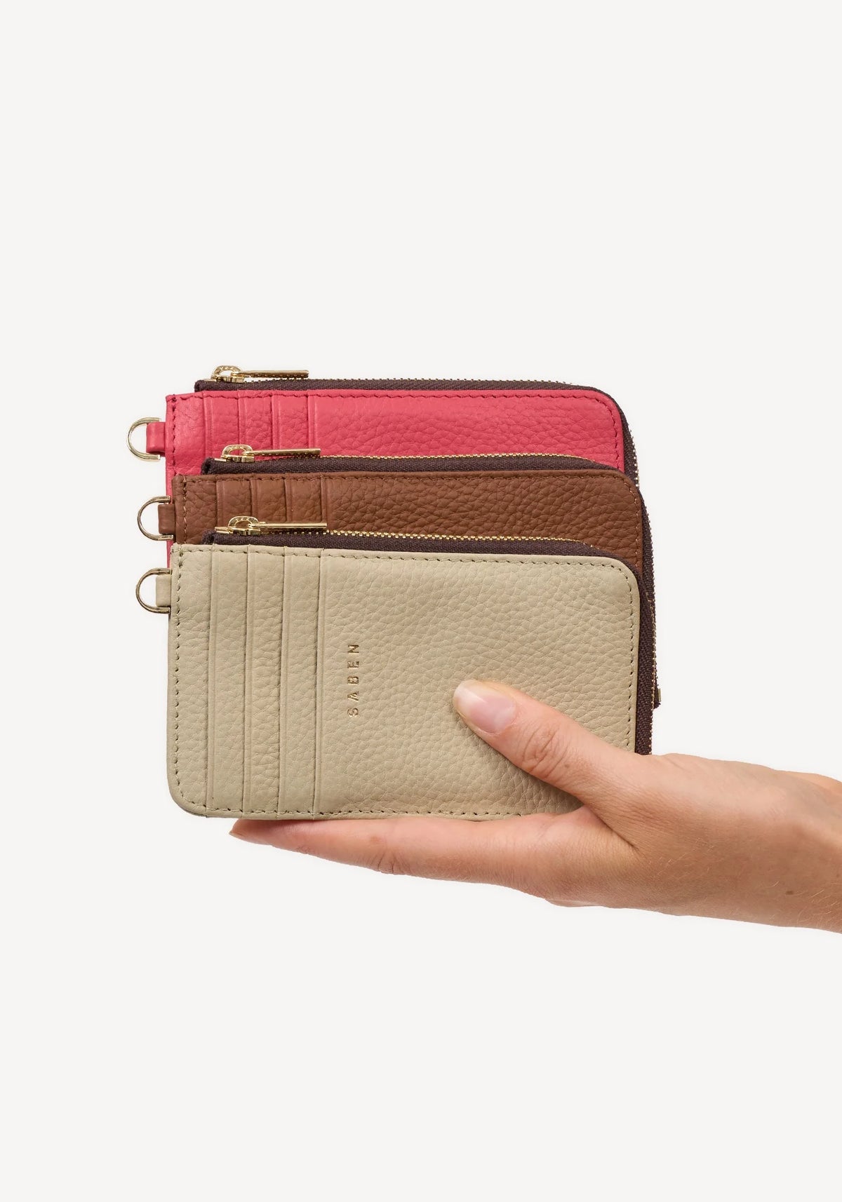 Winona Card Holder - Oyster | Saben