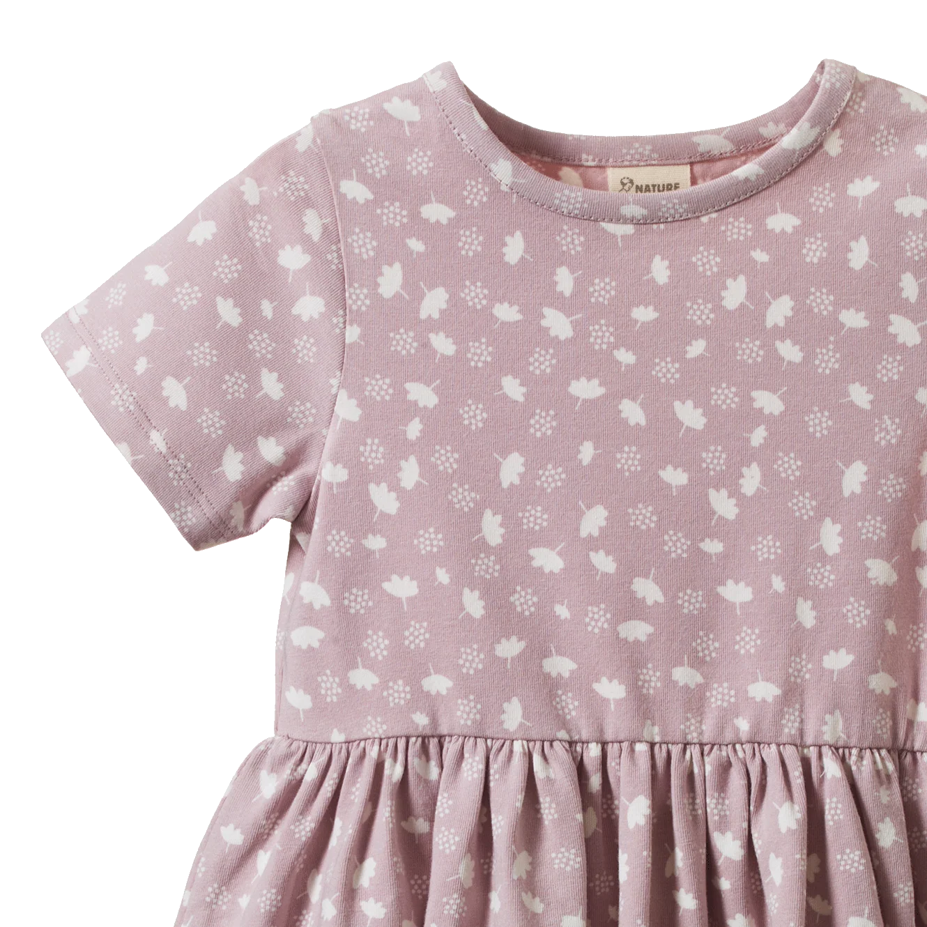 SATURDAY DRESS - Dandelion Lilac Print | Nature Baby