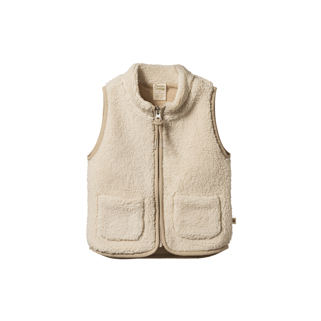 FLINT VEST - Oatmeal | Nature Baby