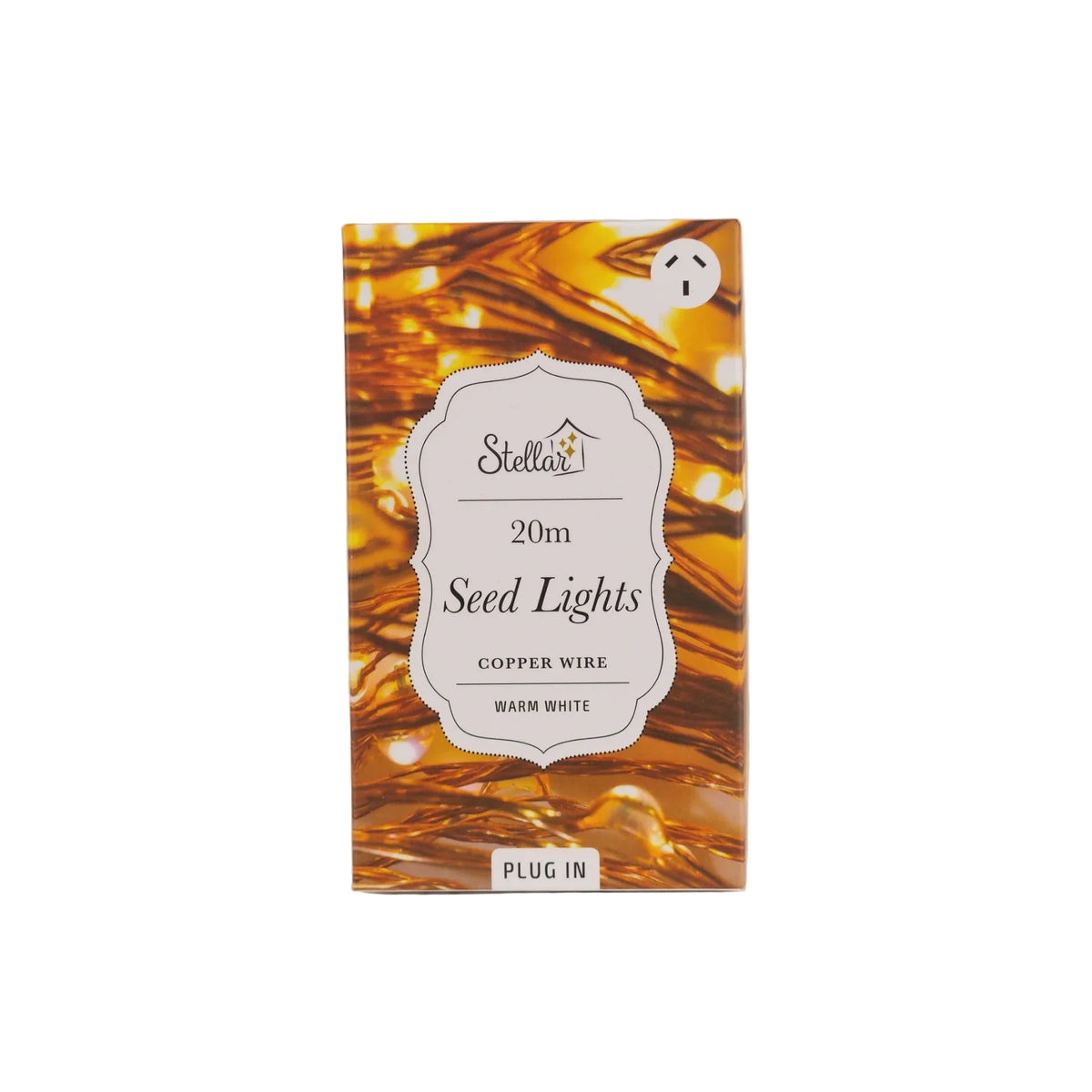 Plug In CWW 200 LED Seed Light String - 20m | Stellar Haus