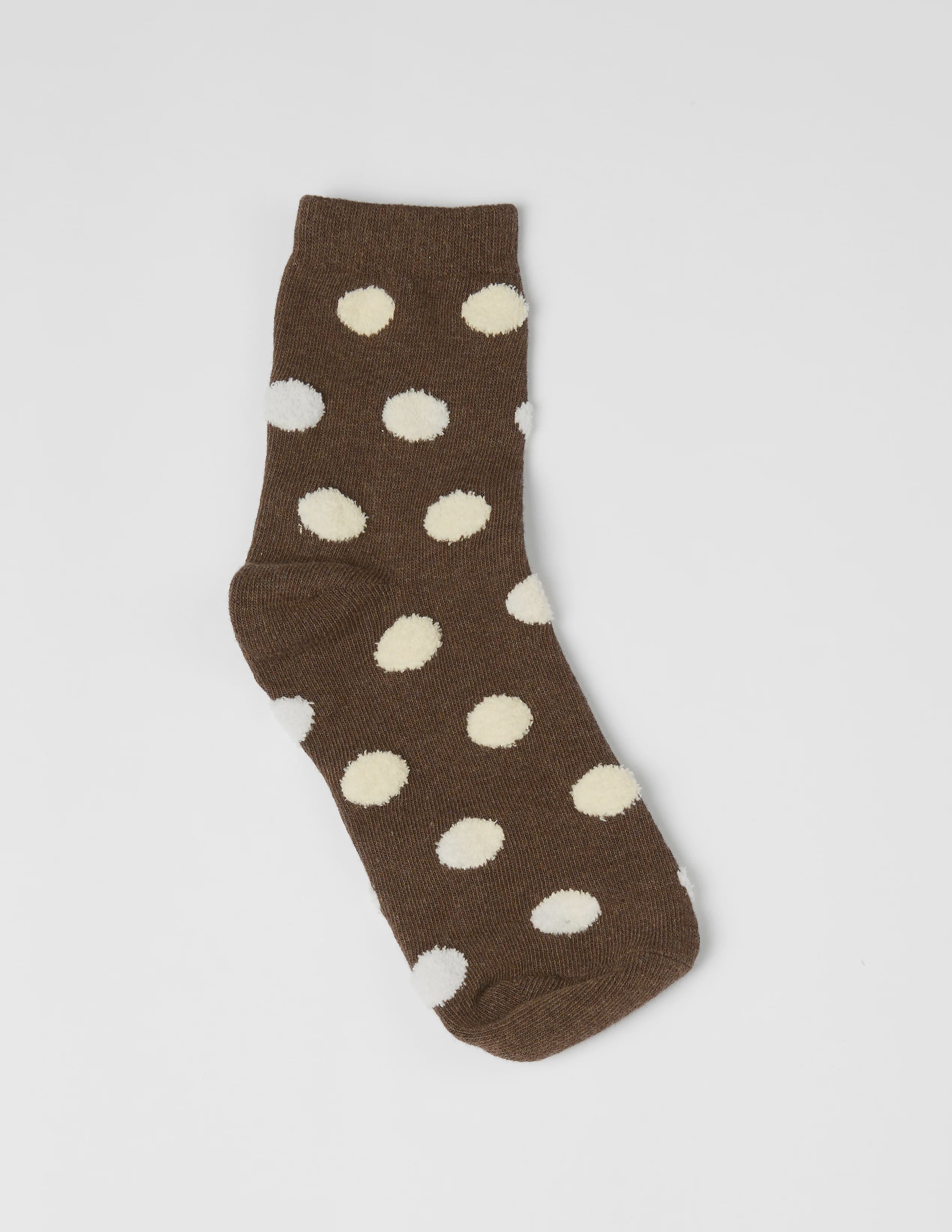 Socks - Dots - Coffee | Stella + Gemma