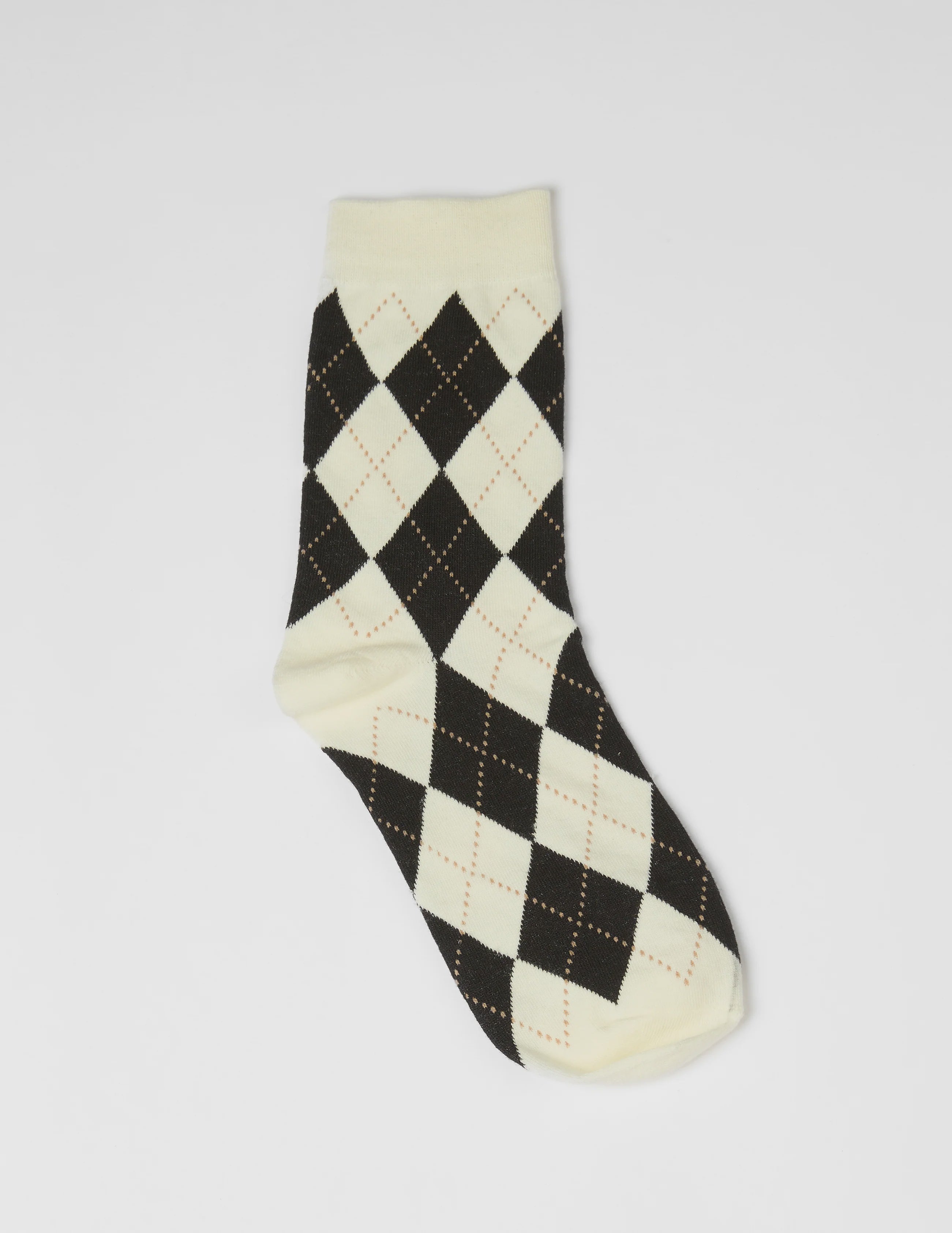 Sock Argyle - Cream | Stella + Gemma