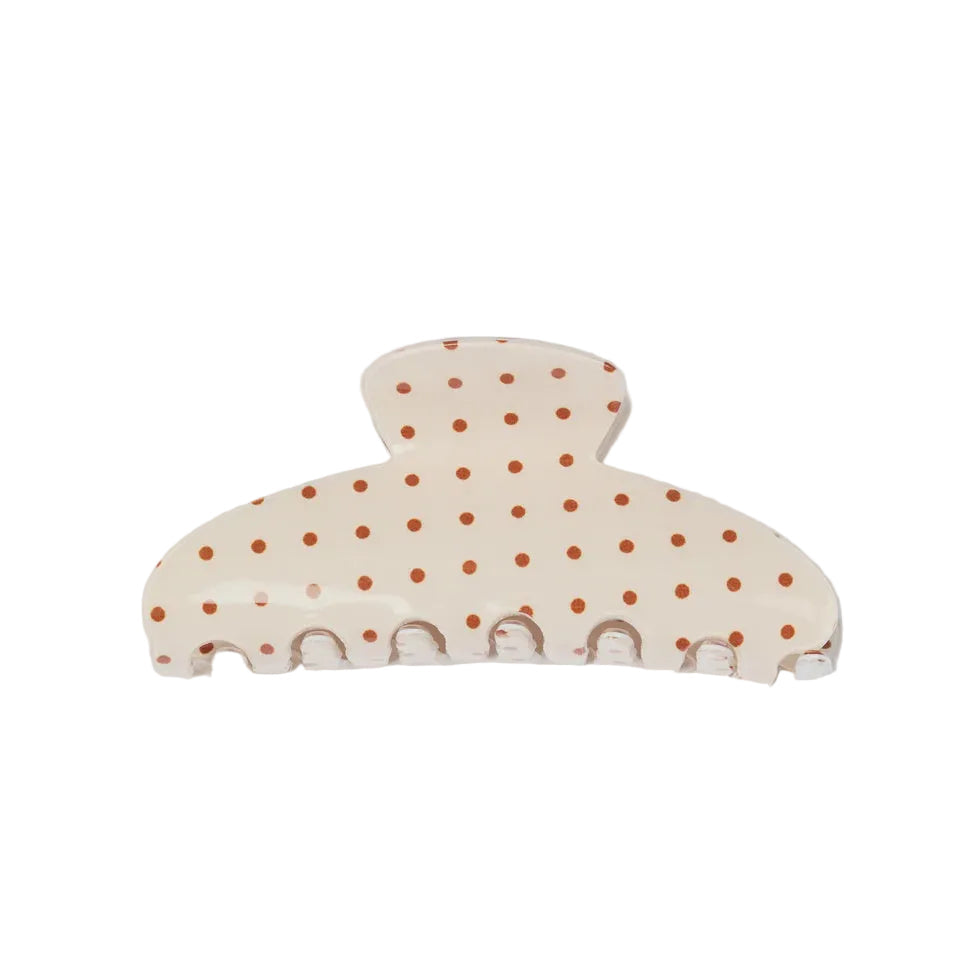 Hair Claw Mini Dot - Brown | Stella + Gemma