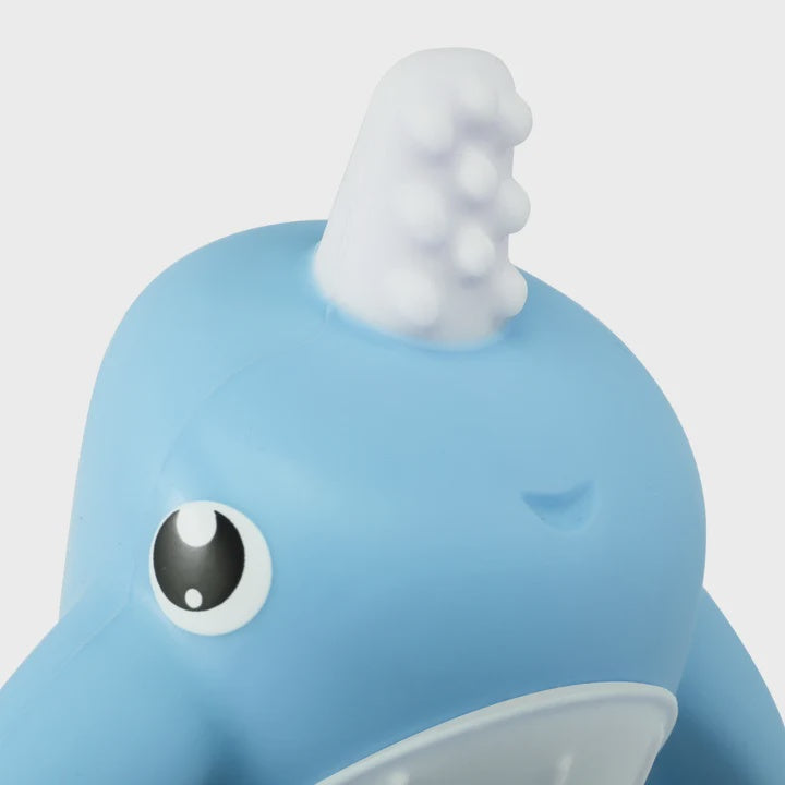 Nora Narwhal Silicone Teether - Light Blue | Smily Mia