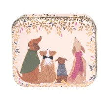 Small Rectangle Pocket Tin - Dapper Dogs | Sara Miller