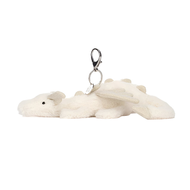 Snow Dragon Bag Charm | Jellycat