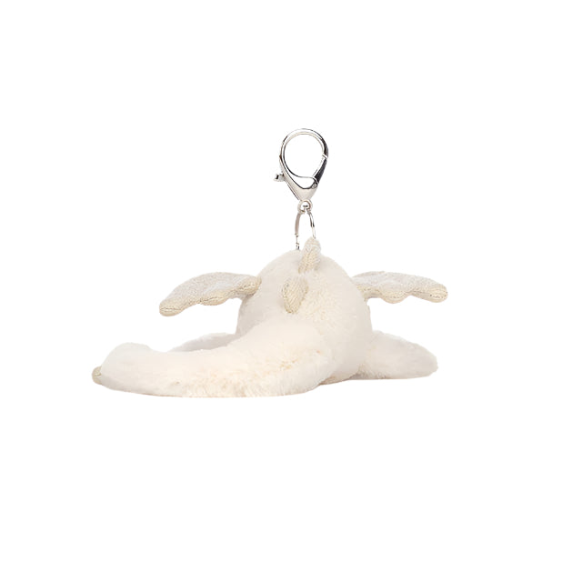 Snow Dragon Bag Charm | Jellycat