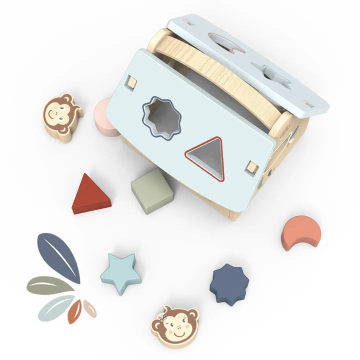 House Shape Sorter - 8 Blocks | Speedy Monkey