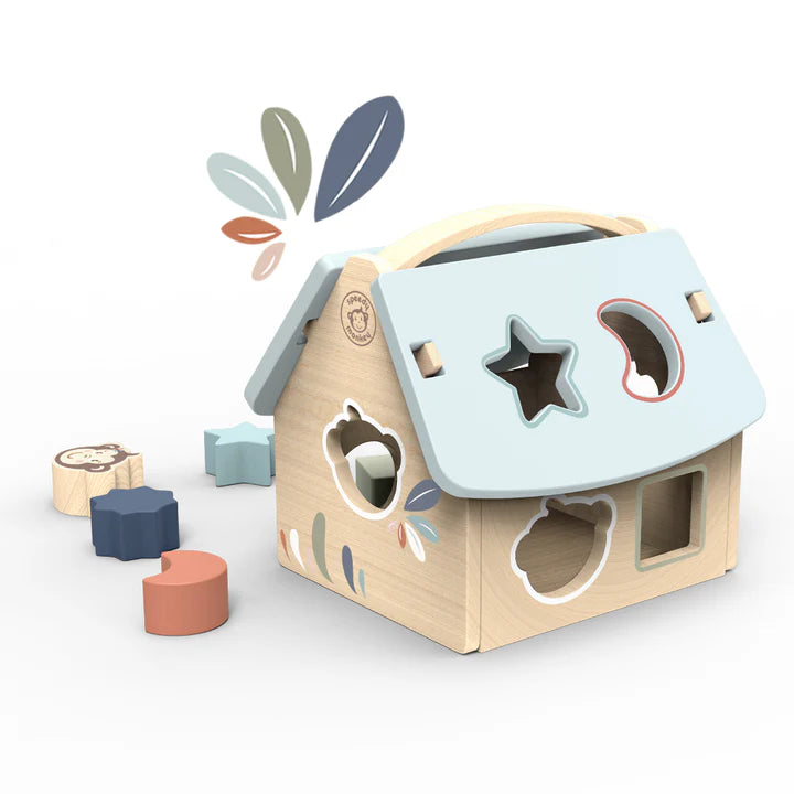House Shape Sorter - 8 Blocks | Speedy Monkey